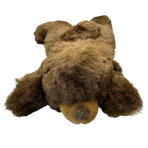 FINE TOY 16” BEAR HUGS BROWN VINTAGE STUFFED ANIMAL HEATING PAD COVER NO WARMER